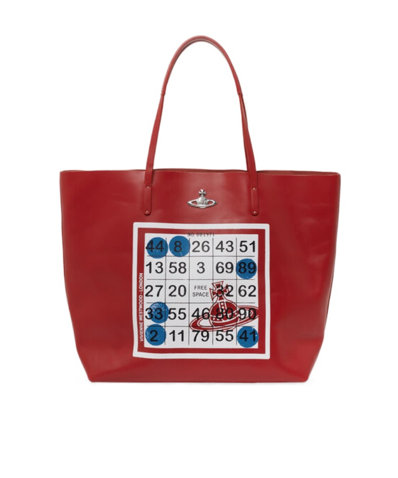 Vivienne Westwood Bingo-print Orb-embellishment Tote Bag