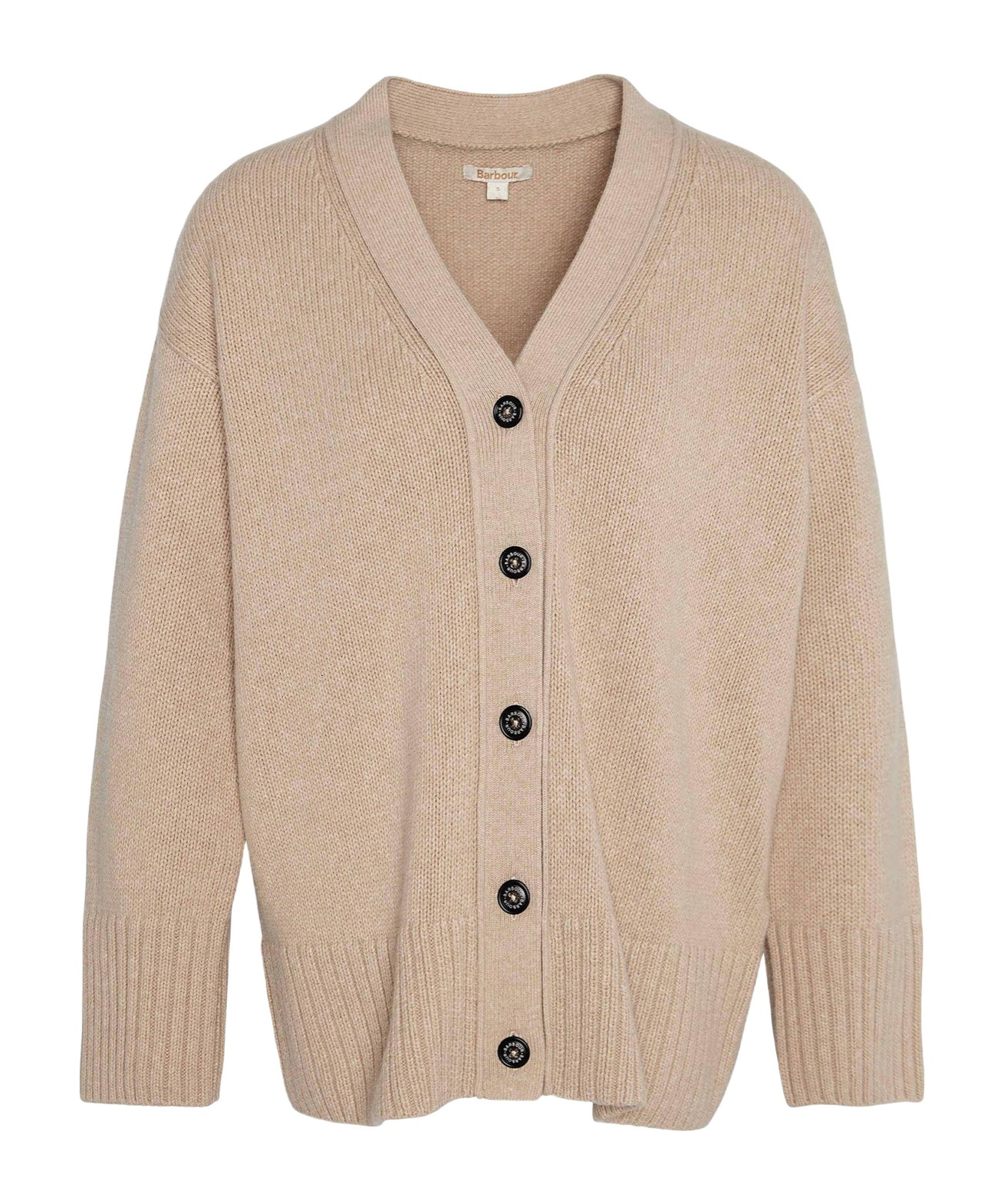 BARBOUR BARBOUR V-NECK BUTTON-UP CARDIGAN