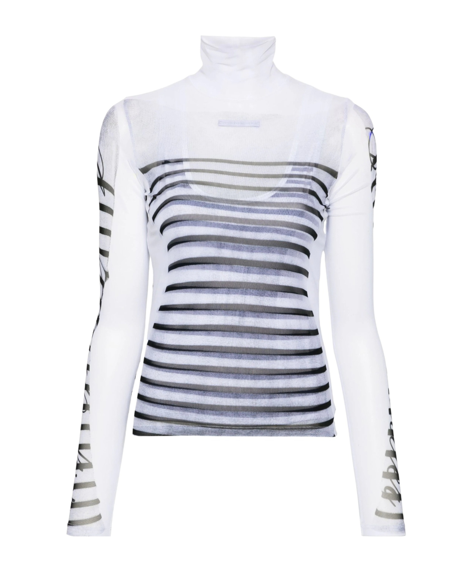 Shop Jean Paul Gaultier The Marinière Top In White