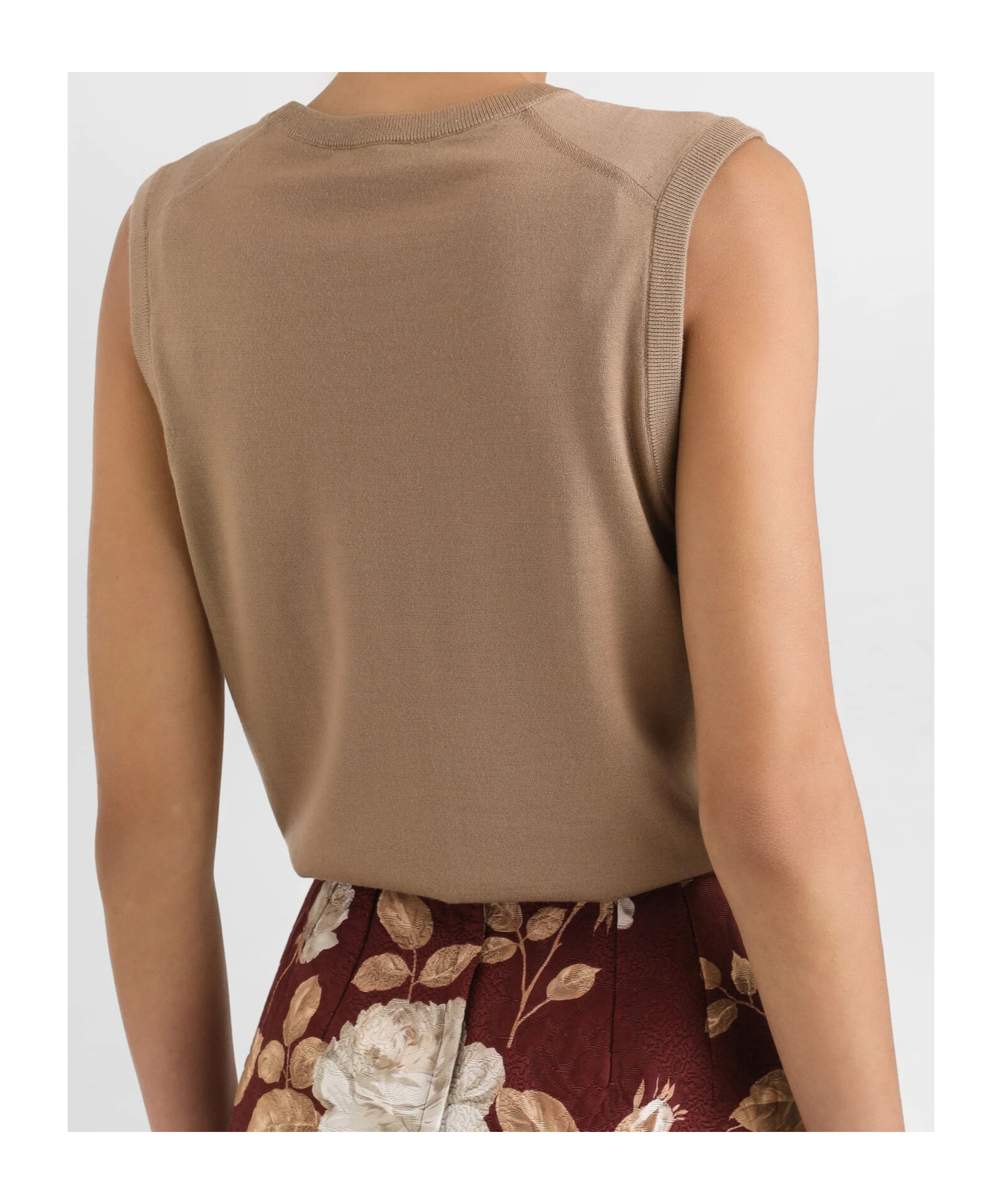 Dolce & Gabbana Pullover In Cashmere In Neutral