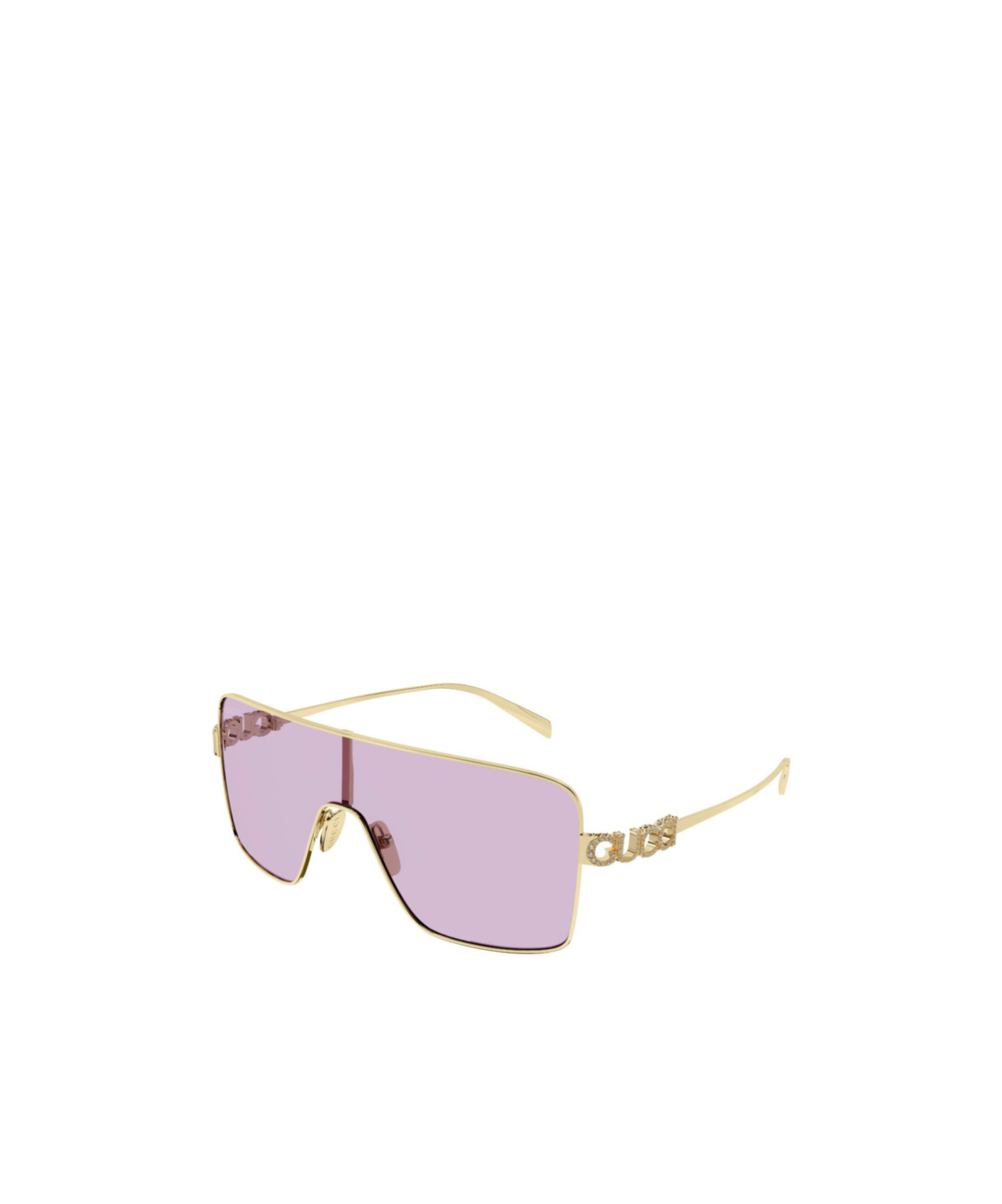 Gucci Geometric Frame Sunglasses In Pink