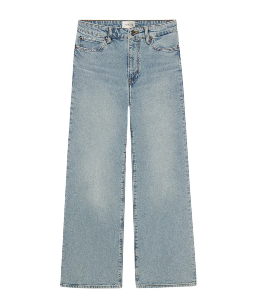Frame Straight-leg Jeans In Gray