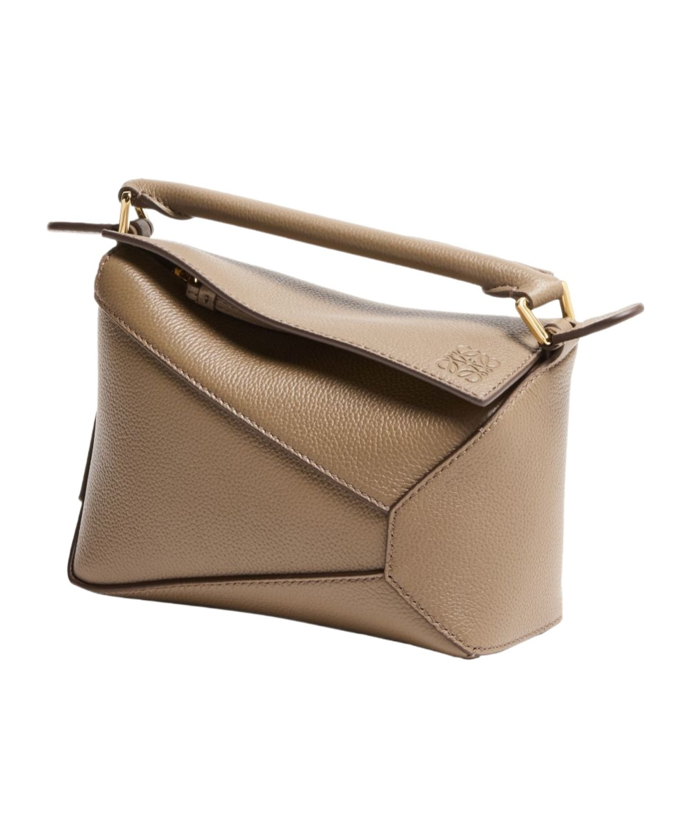 Loewe Puzzle Edge Mini Bag In Beige