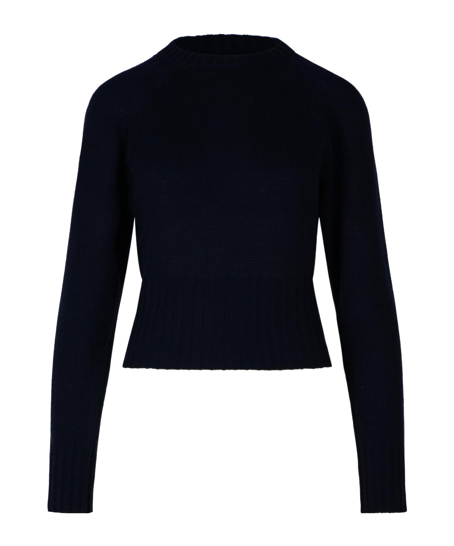 Fabiana Filippi Ribbed-knit Crewneck Jumper In Black