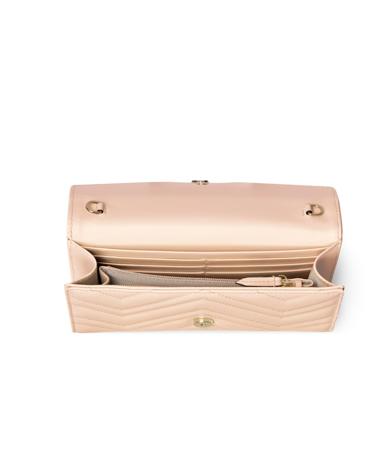 Gucci Gg Marmont Wallet On Chain In Pink