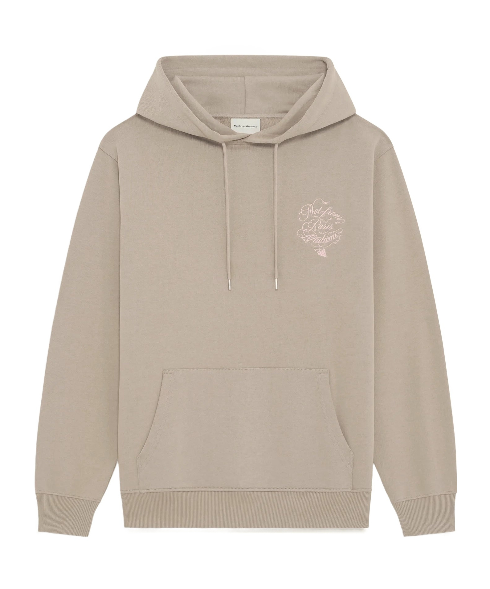 Drôle De Monsieur Hooded Sweater In Nude