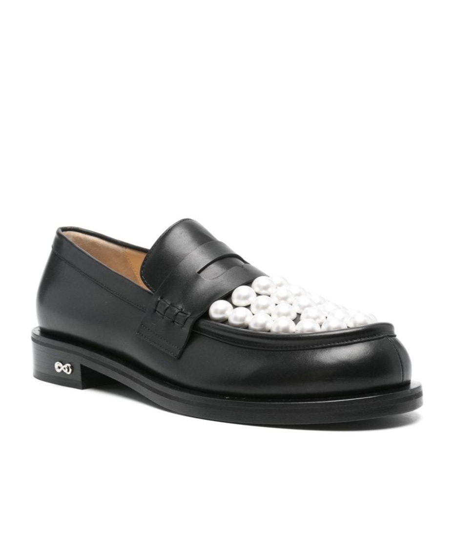 Mach&mach Mach & Mach Flat Shoes In Black