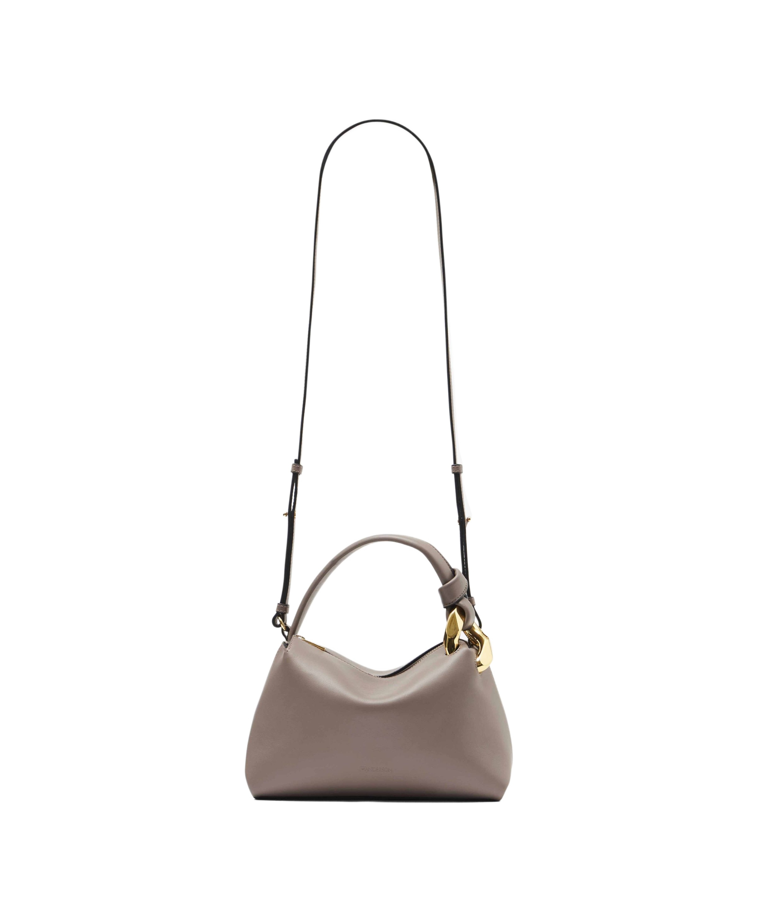 Jw Anderson Small Jwa Corner Bag - Leather Crossbody Bag In Gray