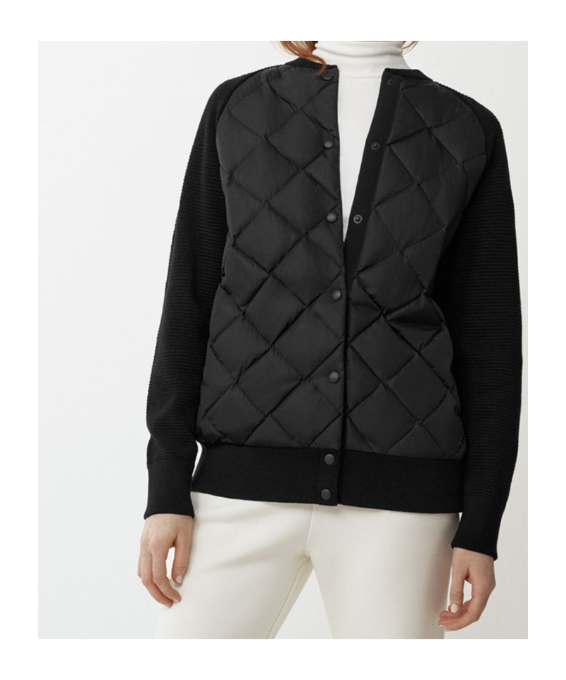 CANADA GOOSE LONG-SLEEVED QUILTED DOWN JACKET 