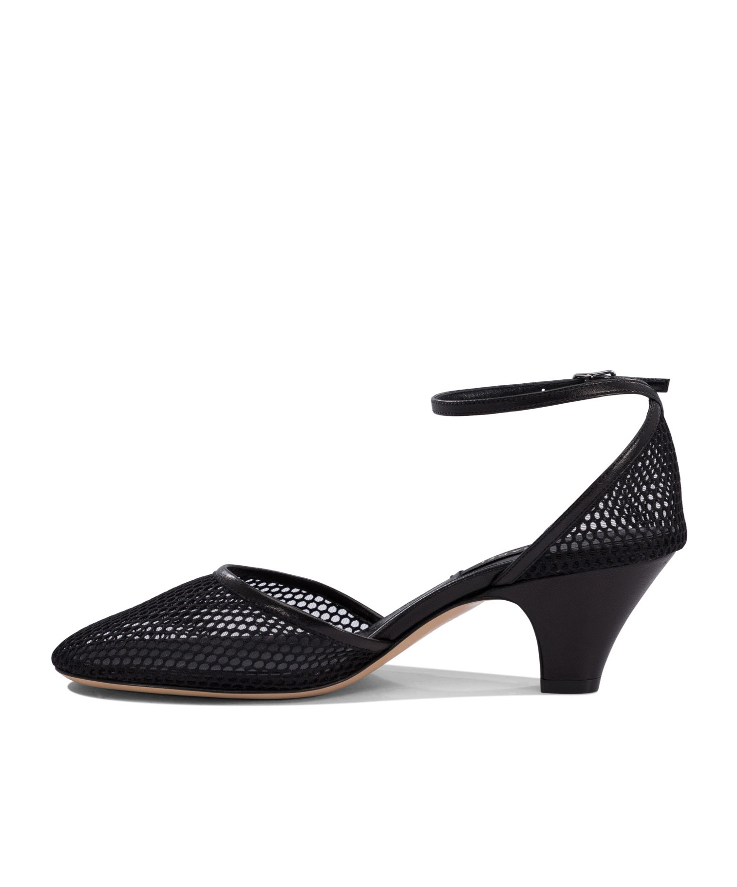 Casadei Mesh High-heeled Sandals In Black