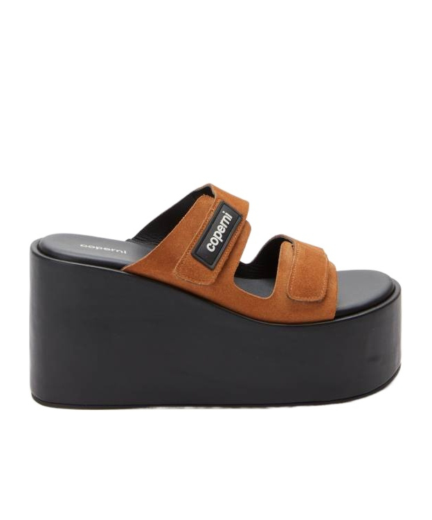 COPERNI ROUND TOE HIGH HEEL SANDALS