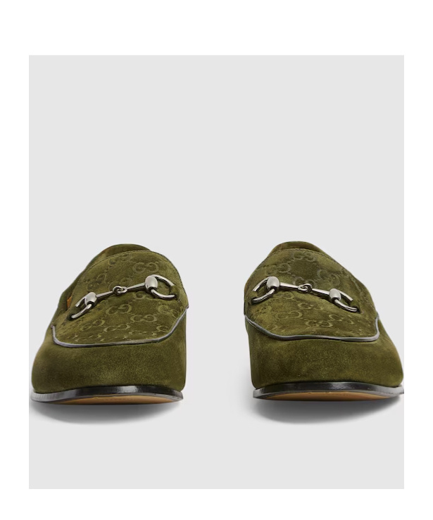 Gucci Herrenloafer Mit Horsebit In Green