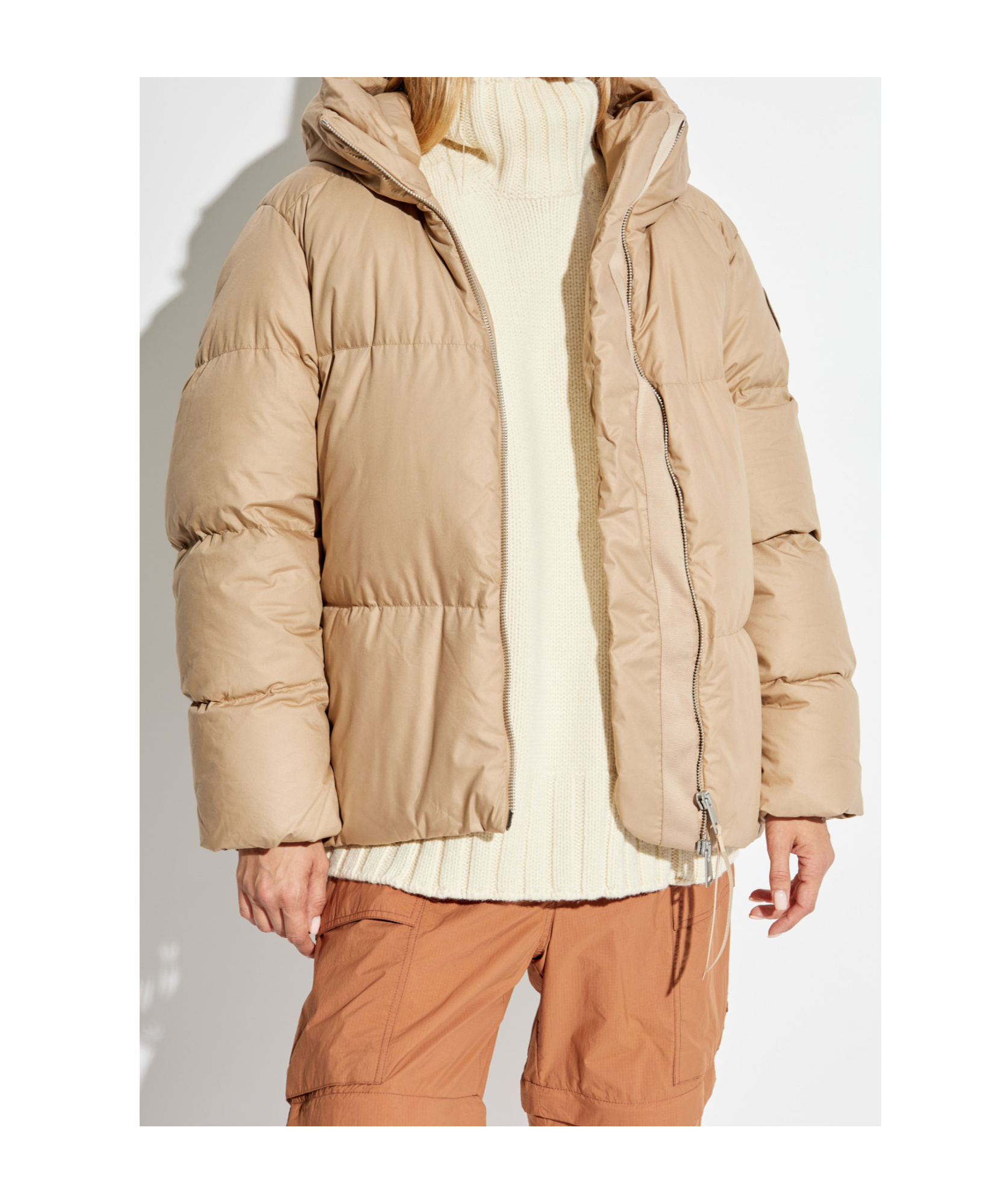 Shop Canada Goose Garnet Puffer In Nude
