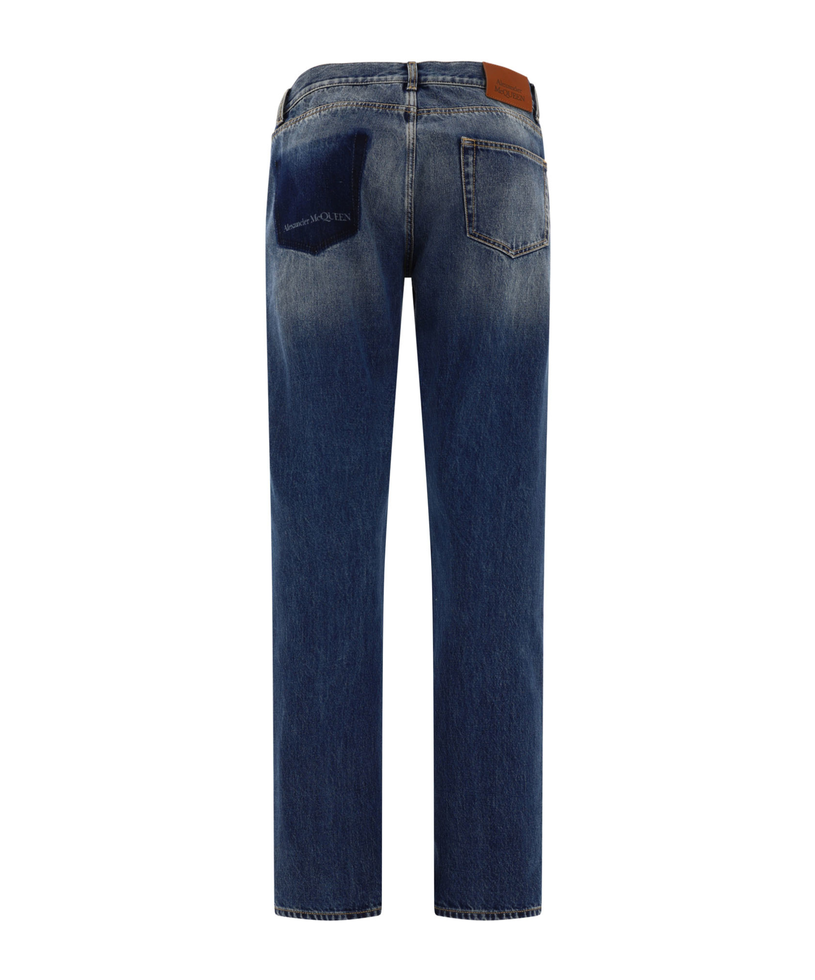 Alexander Mcqueen Alexander Mc Queen Jeans With Logo Detail In Black