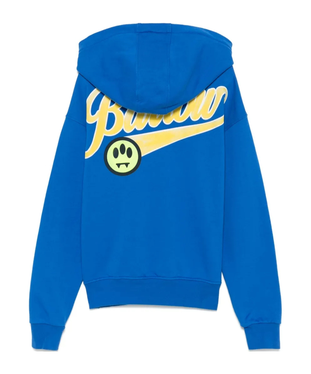 Barrow Logo-print Hoodie In Blue