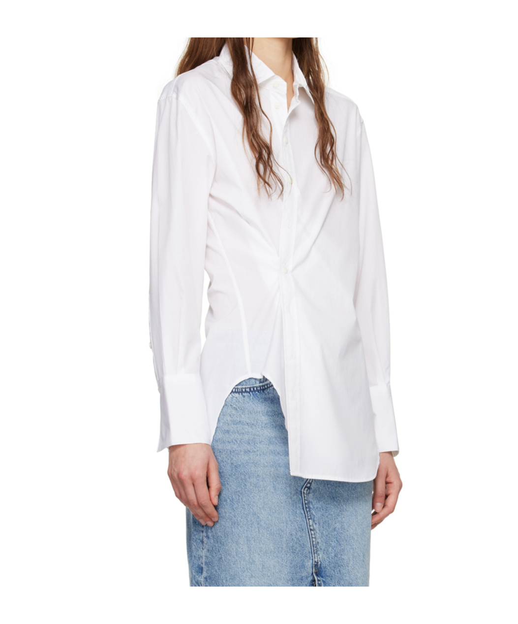 Rag & Bone Asymmetrical Design Shirt In White