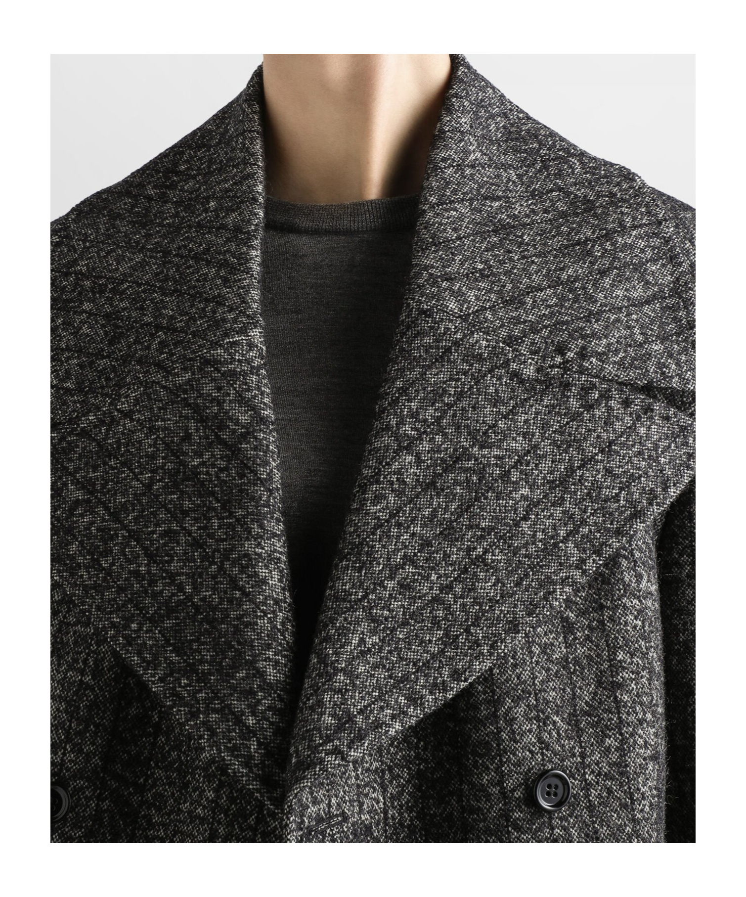 Dolce & Gabbana Pinstriped Wool-blend Double-breasted Jacket In Gray