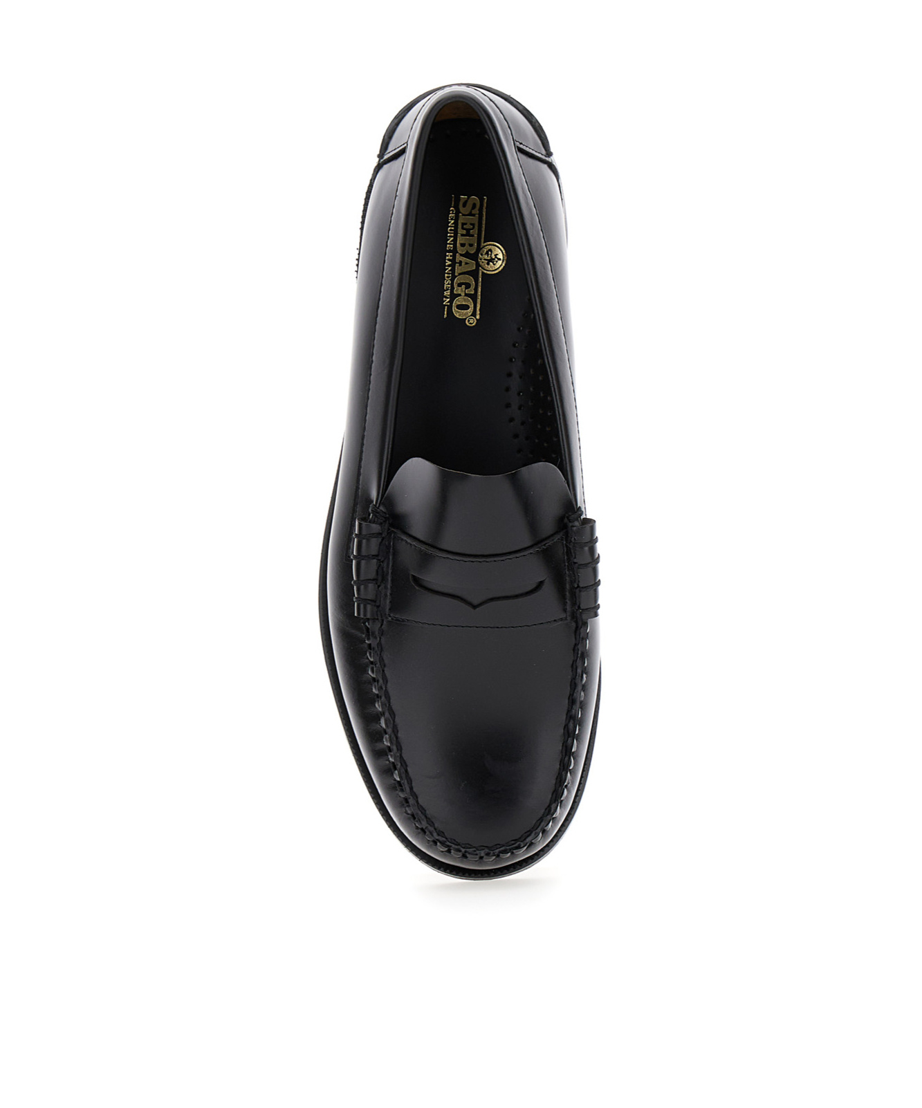 Sebago Man Loafers Burgundy Size 9 Soft Leather In Black