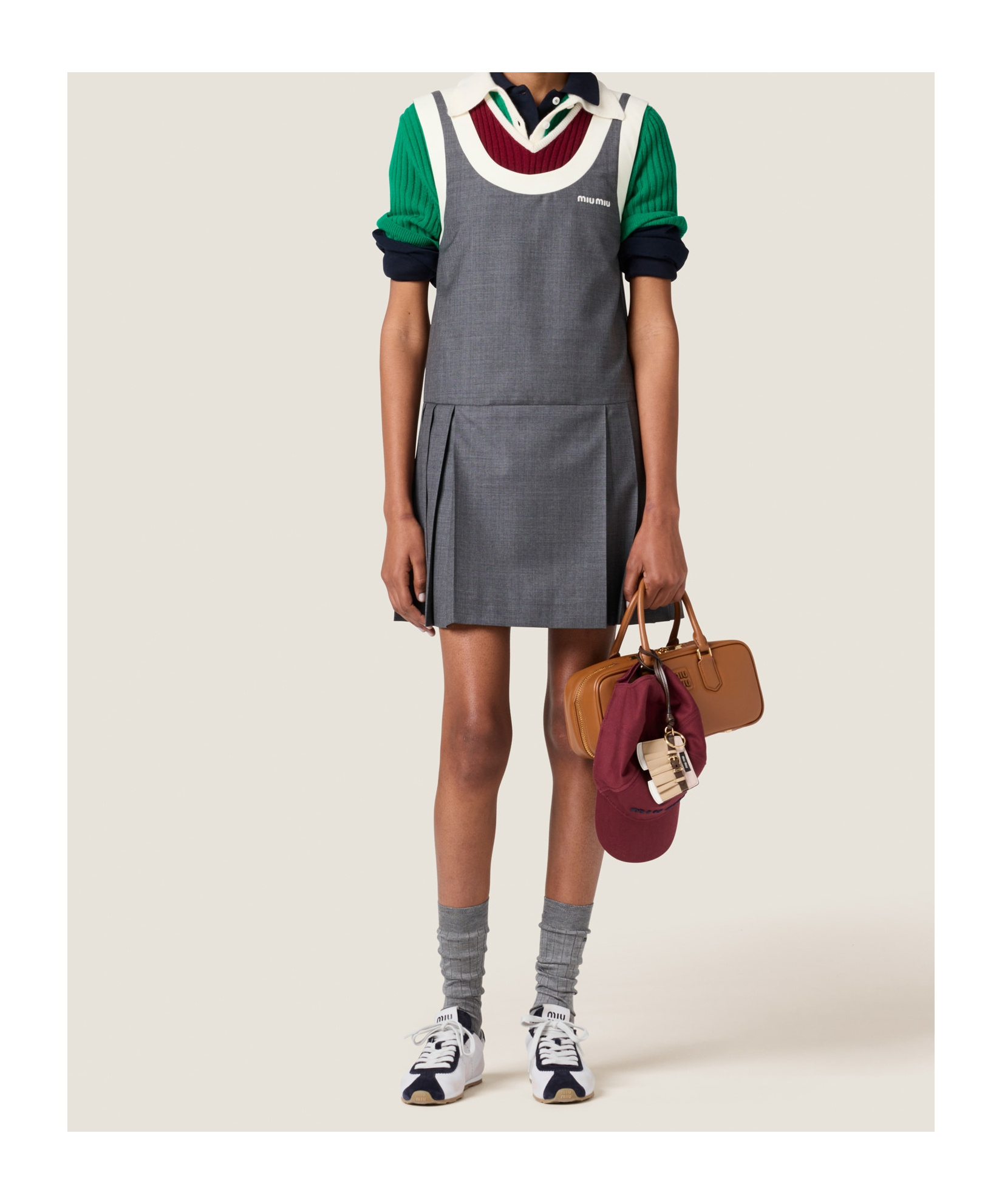 Miu Miu Sleeveless Dress In Black
