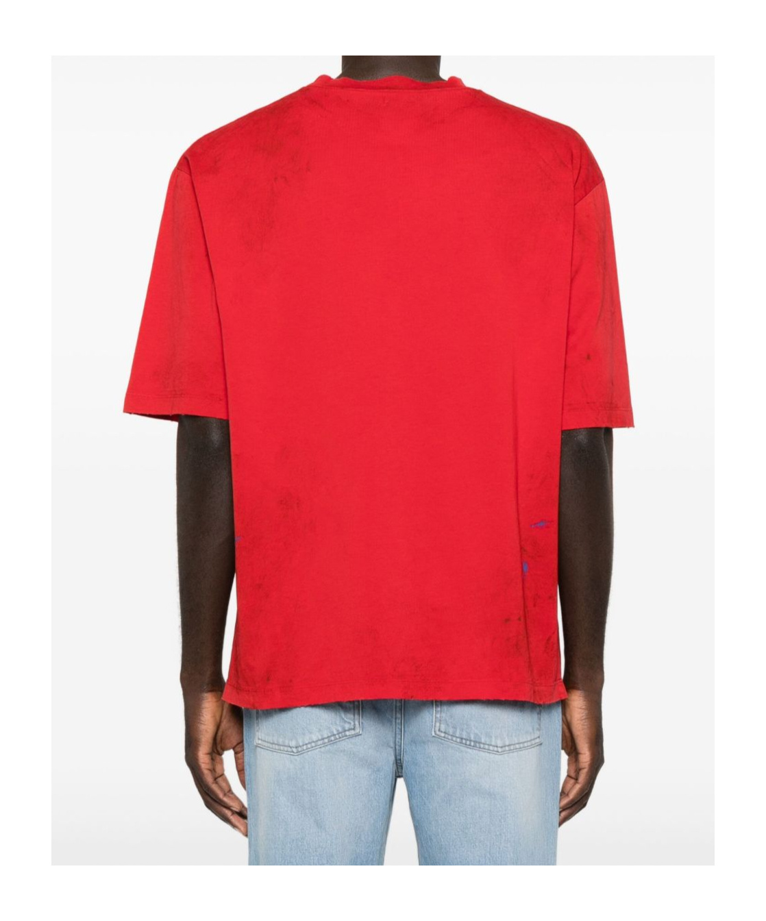 Dsquared2 Distressed Logo-print T-shirt In Red