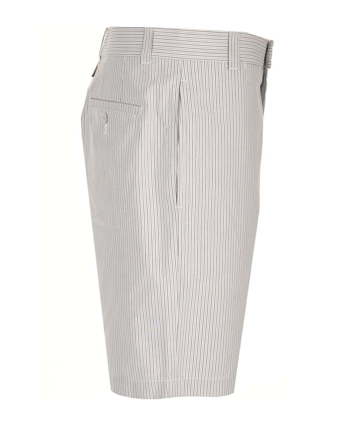 Thom Browne Stripe-pattern Tailored Shorts In White