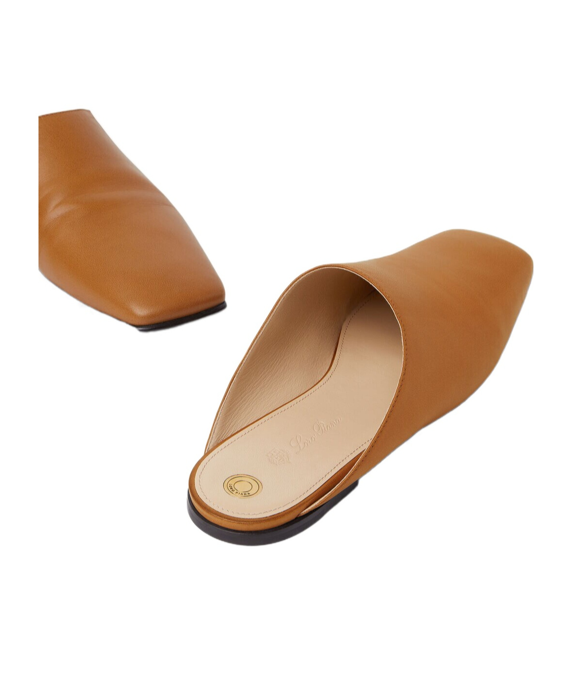 Loro Piana Alba Flat Mules In Brown