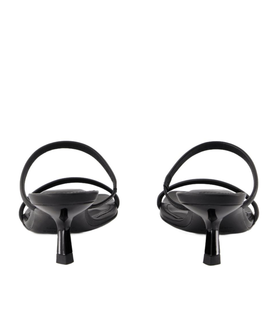 Shop Anine Bing 48mm Hilda Mules In Black