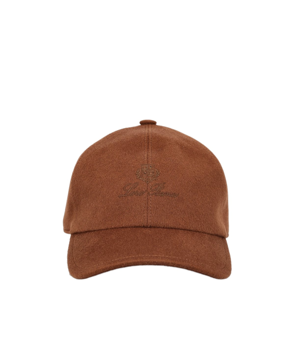 Loro Piana Logo Embroidered Baseball Cap In Brown