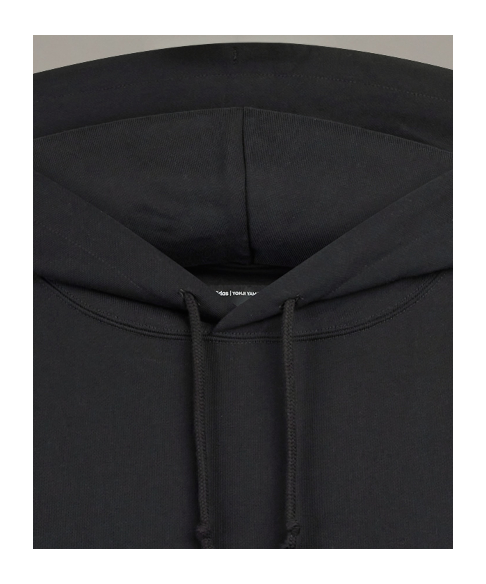 Shop Y-3 French-terry Hoodie In Black