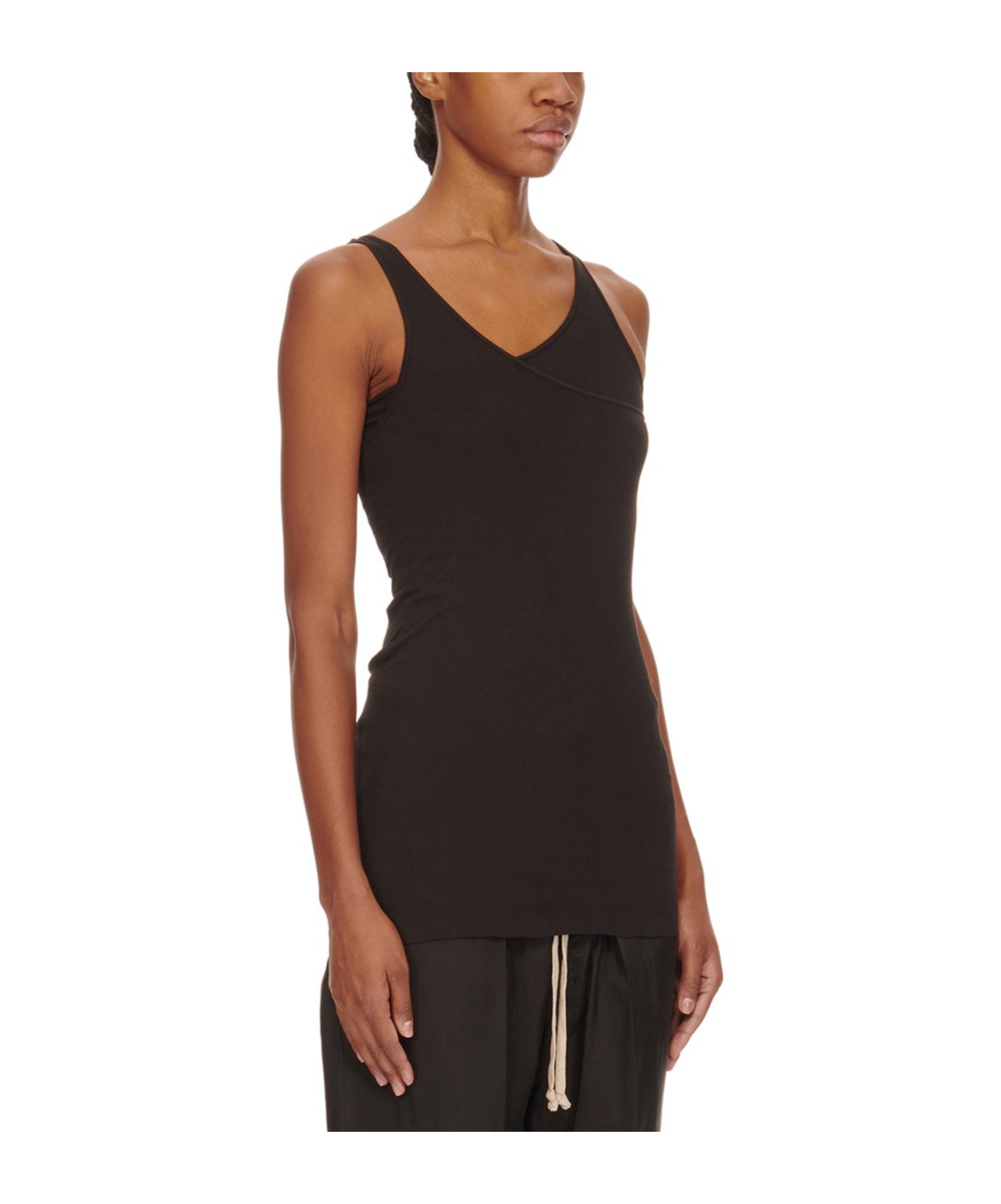 Shop Rick Owens Drkshdw Double Ziggy Tank Top In Black
