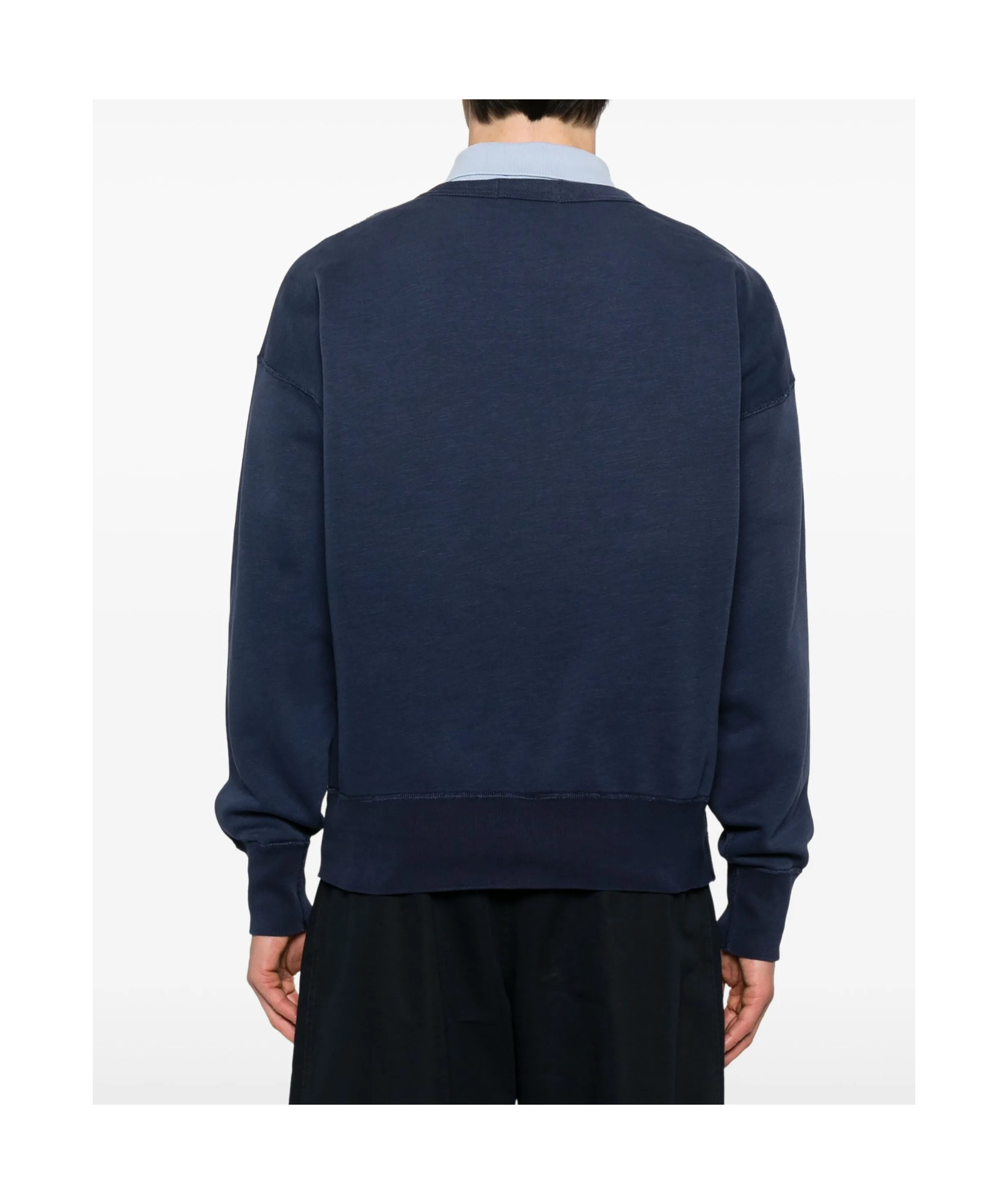 Polo Ralph Lauren Long Sleeve-sweatshirt Clothing In Navy Blue
