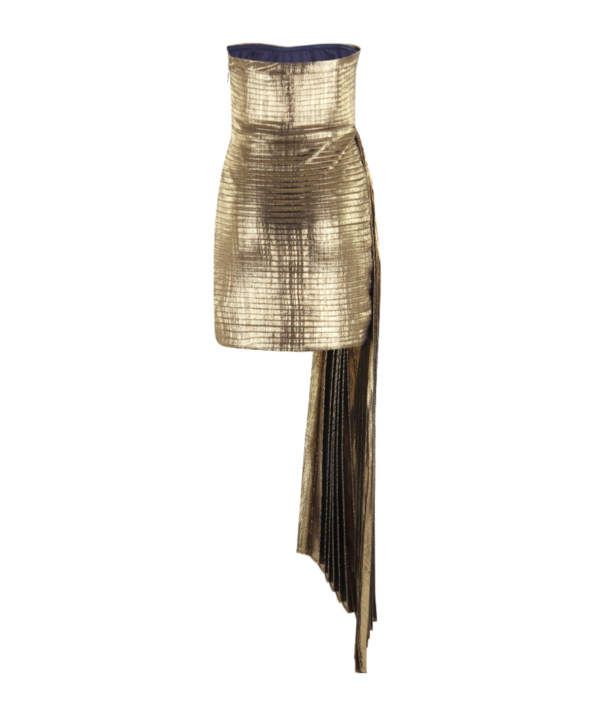 Retroféte Pleated Skirt In Multi