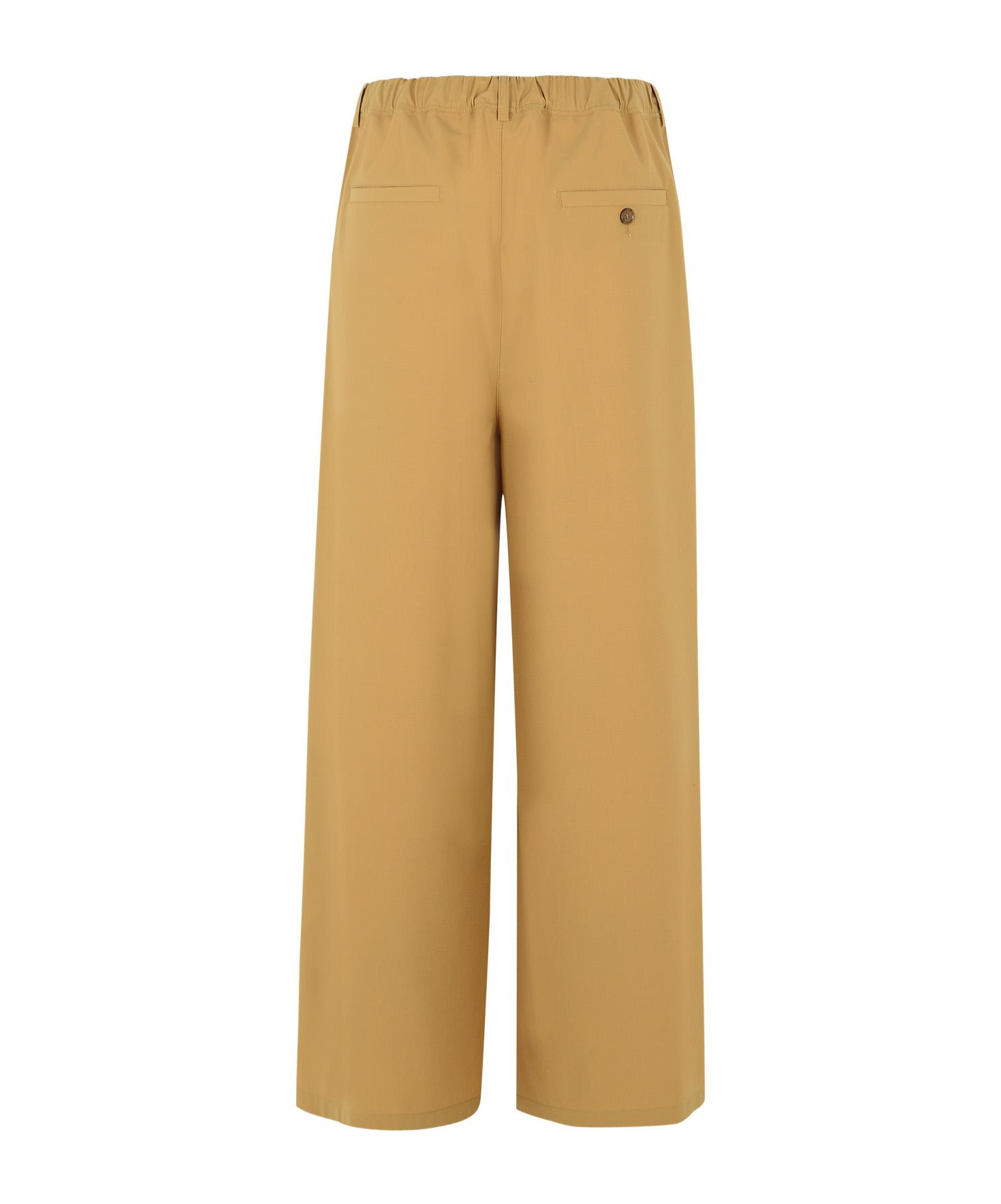 Marni Elastic Waistband Casual Pants In Nude