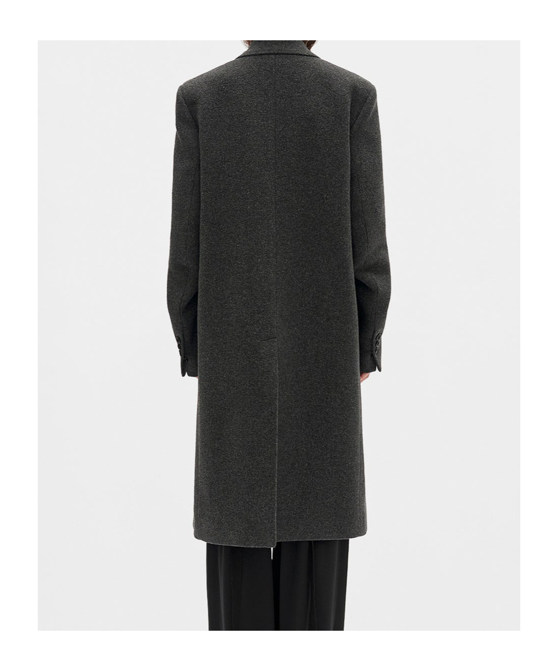 Ann Demeulemeester Viv High Comfort Tailored Coat In Gray