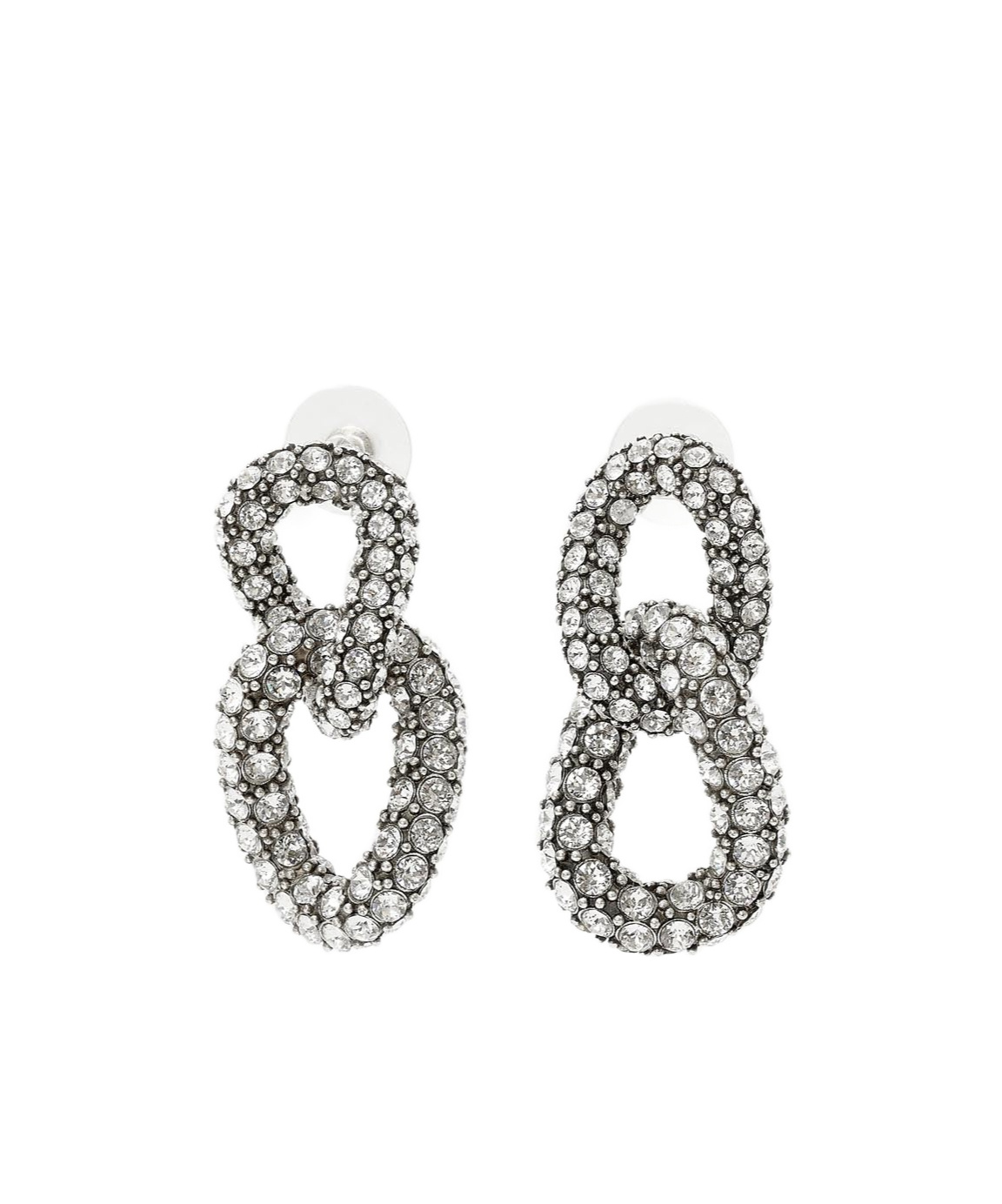 Shop Isabel Marant Funky Ring Earrings In Gray