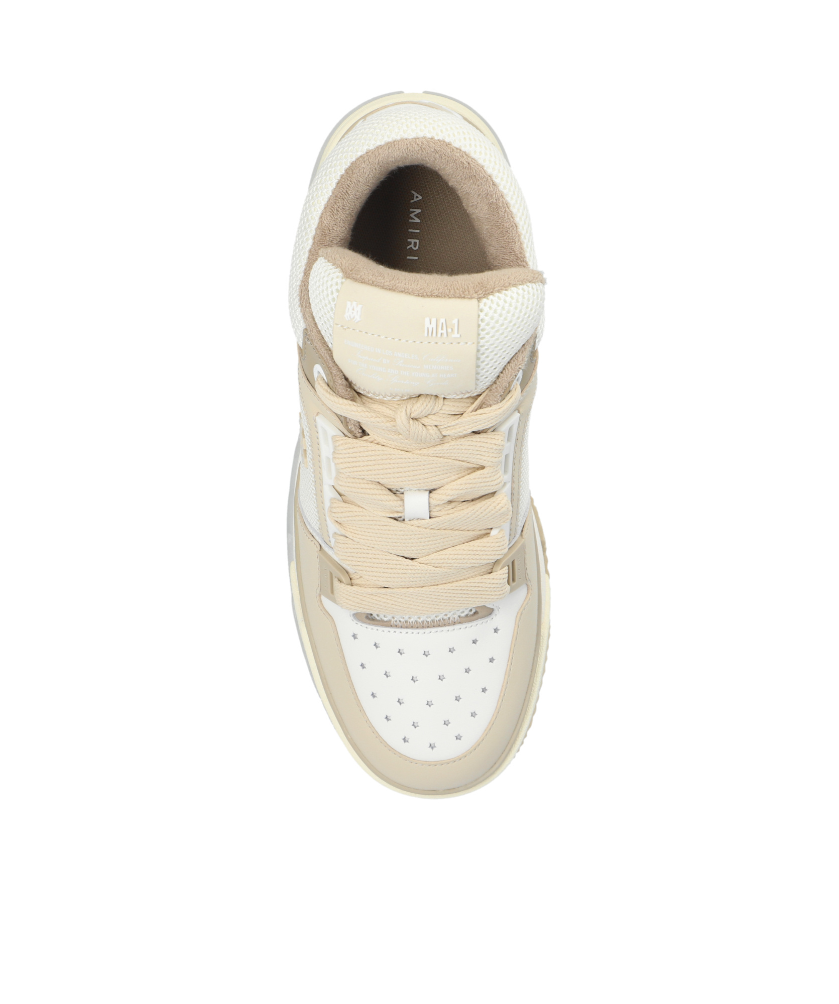 Amiri Ma-1 Logo Print Sneakers In White