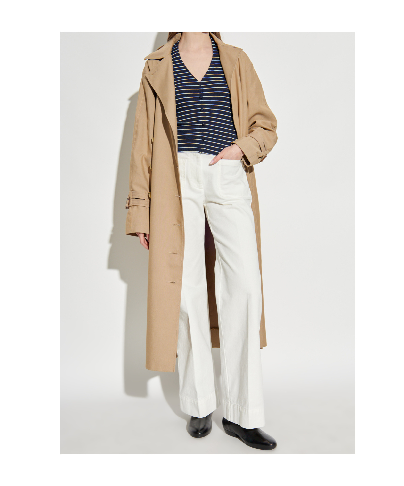 Rag & Bone Striped Button-up Top