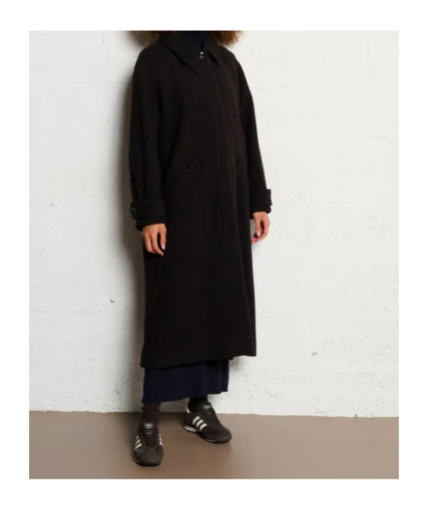 Soeur Oversized Coat In Black