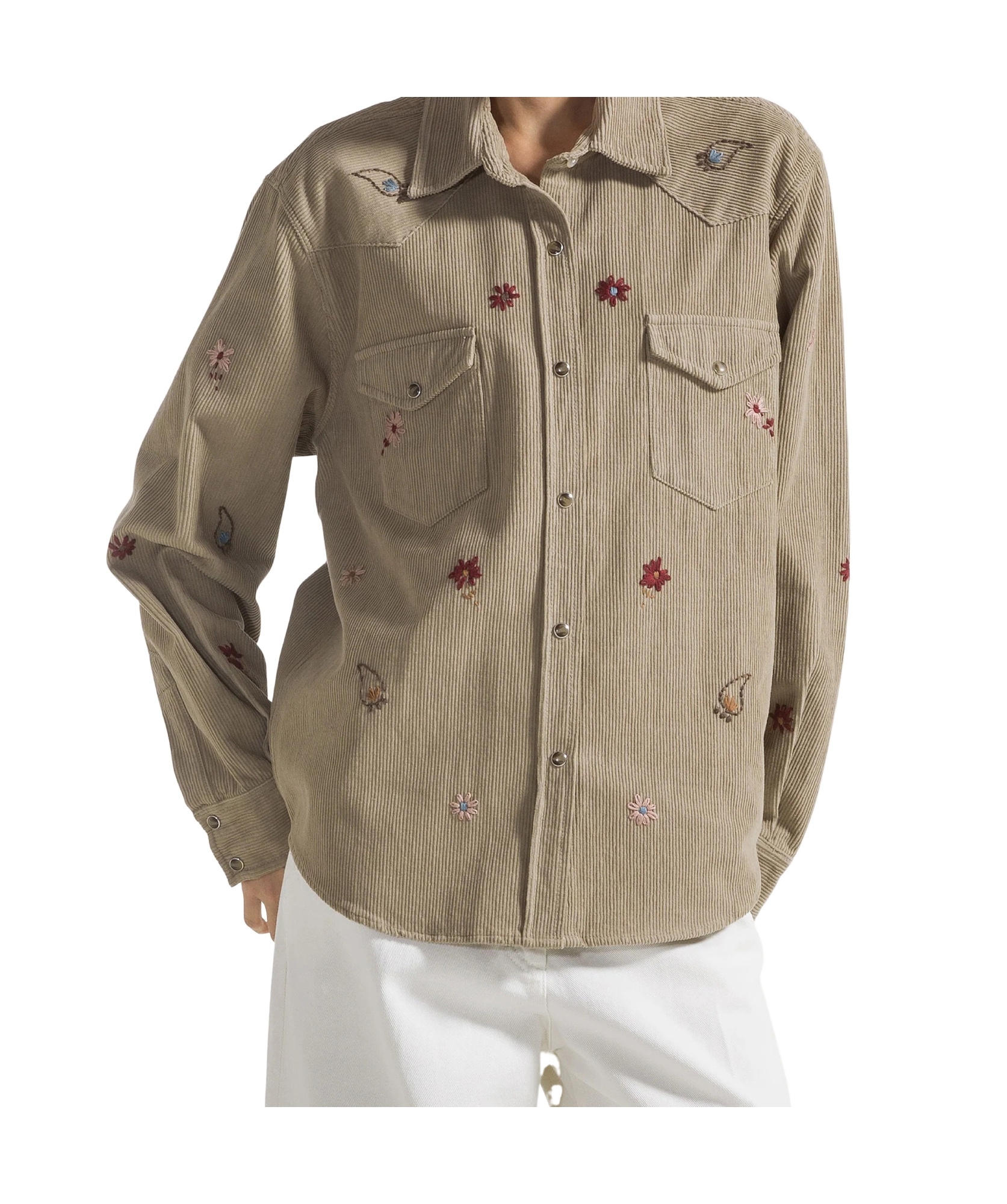Seventy Embroidered Shirt Clothing In Brown