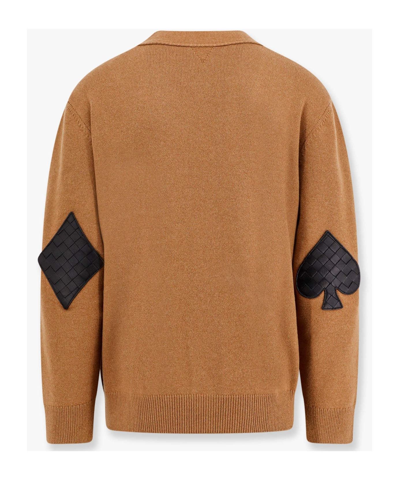 BOTTEGA VENETA BOTTEGA VENETA LONG SLEEVED V-NECK KNITTED CARDIGAN