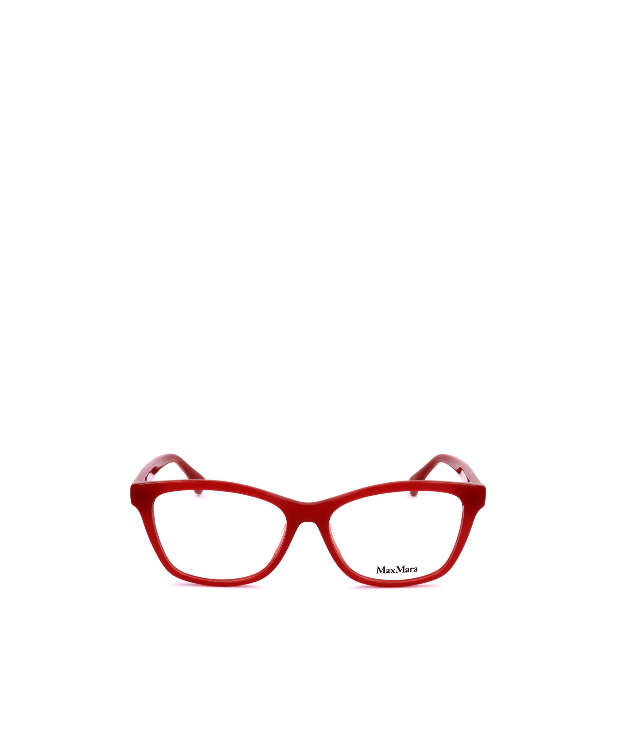 Max Mara Square Frame Glasses In Red