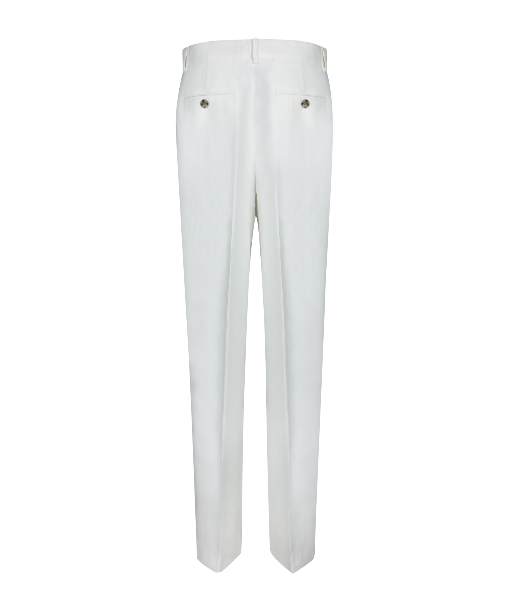 Paul Smith High-waisted Cream Trousers With Tailored Cut