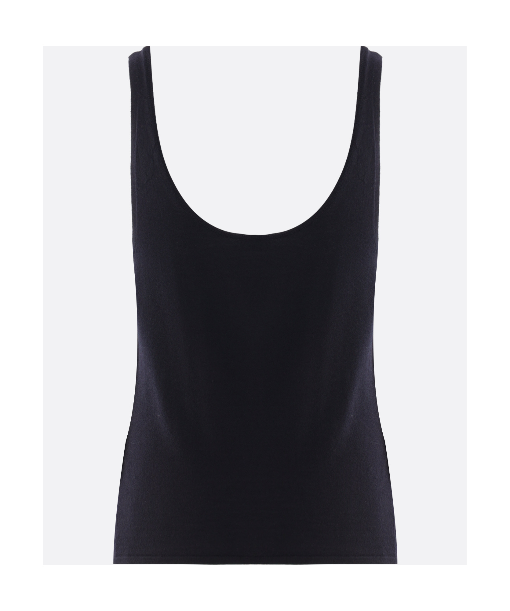 Saint Laurent Sleeveless Vest In Black
