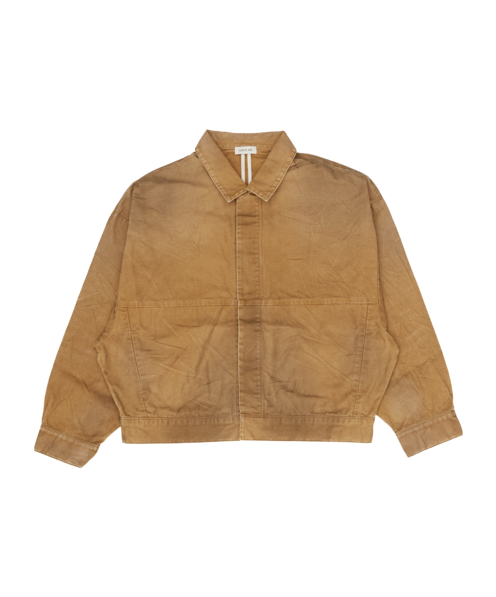 Fear Of God Canvas Utility Jacket In Brown