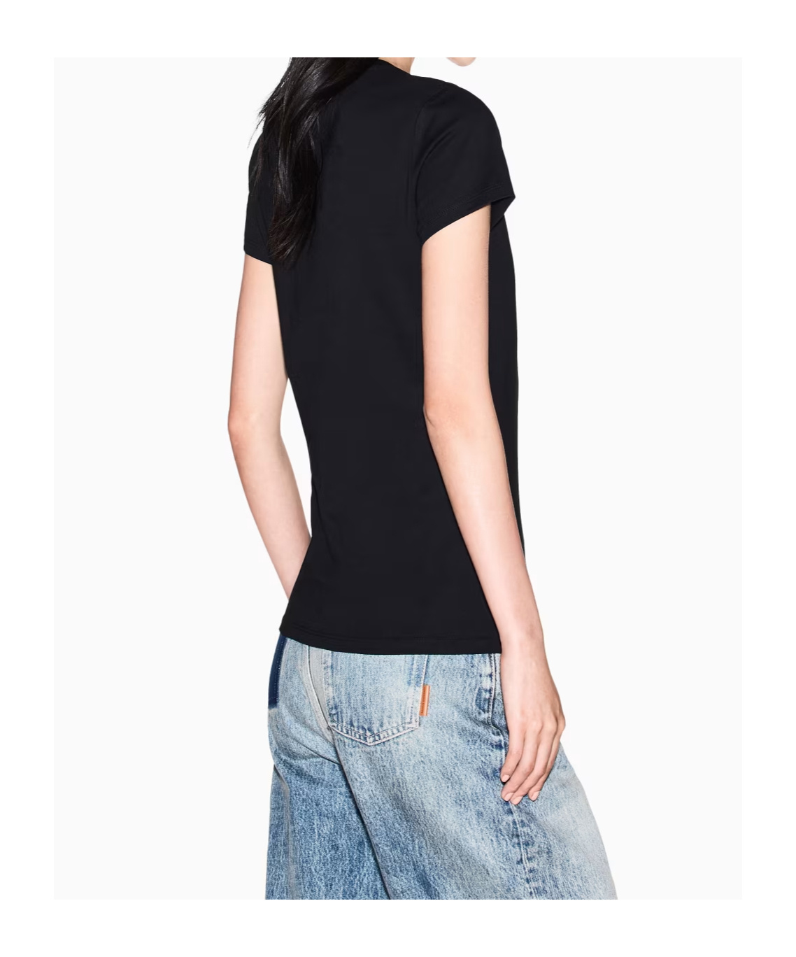 Armani Exchange Short Sleeve T-shirt In Black