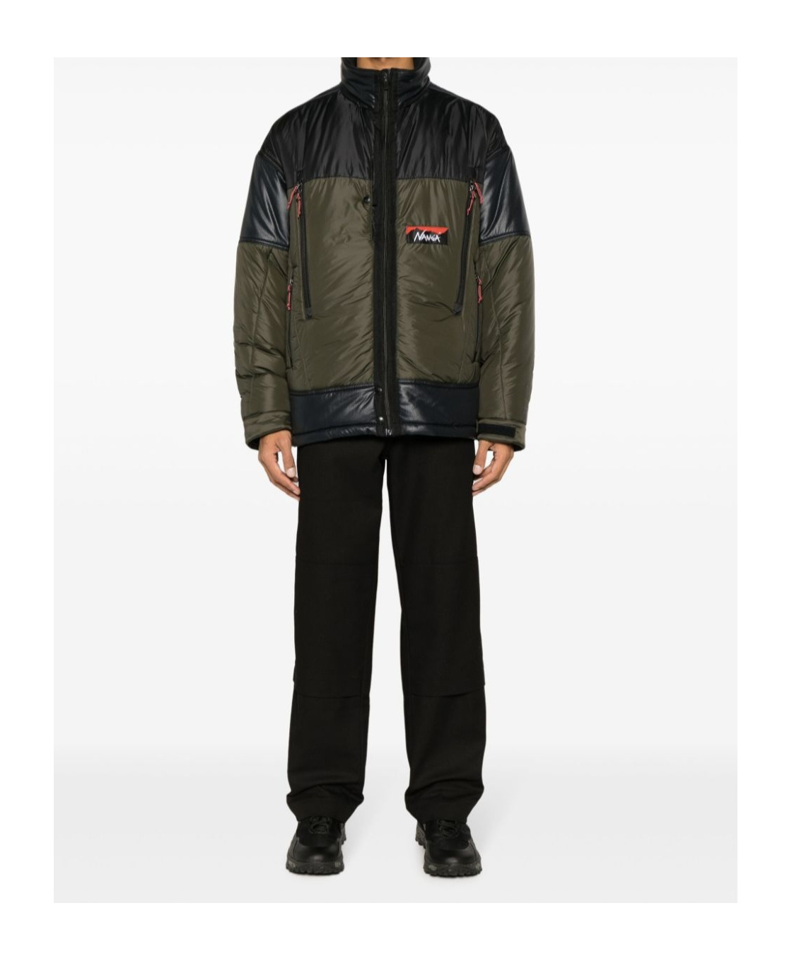 Junya Watanabe Men's Nylon Short Down Jacket In Black