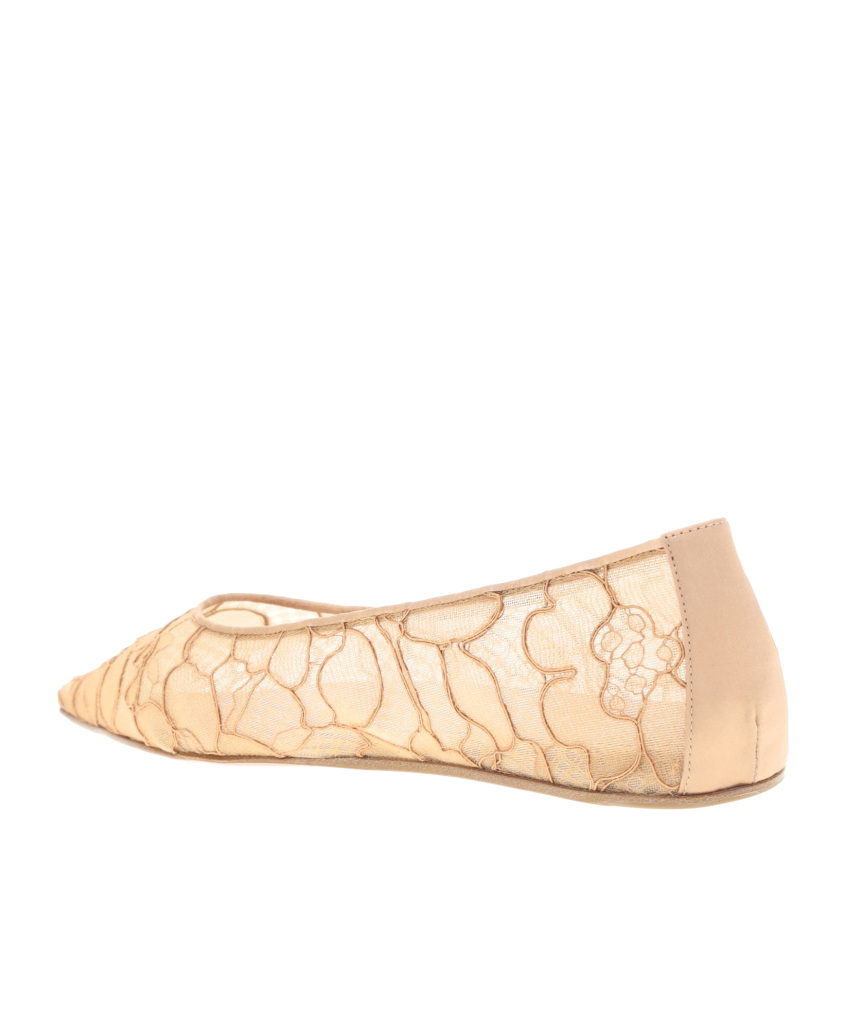Amina Muaddi Barbara Slip-on Ballerinas In Nude