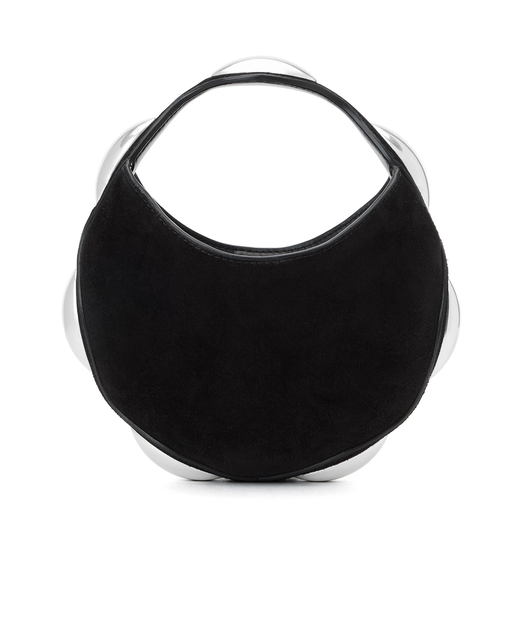 Alexander Wang Dome Circular Top Handle Bag In Black