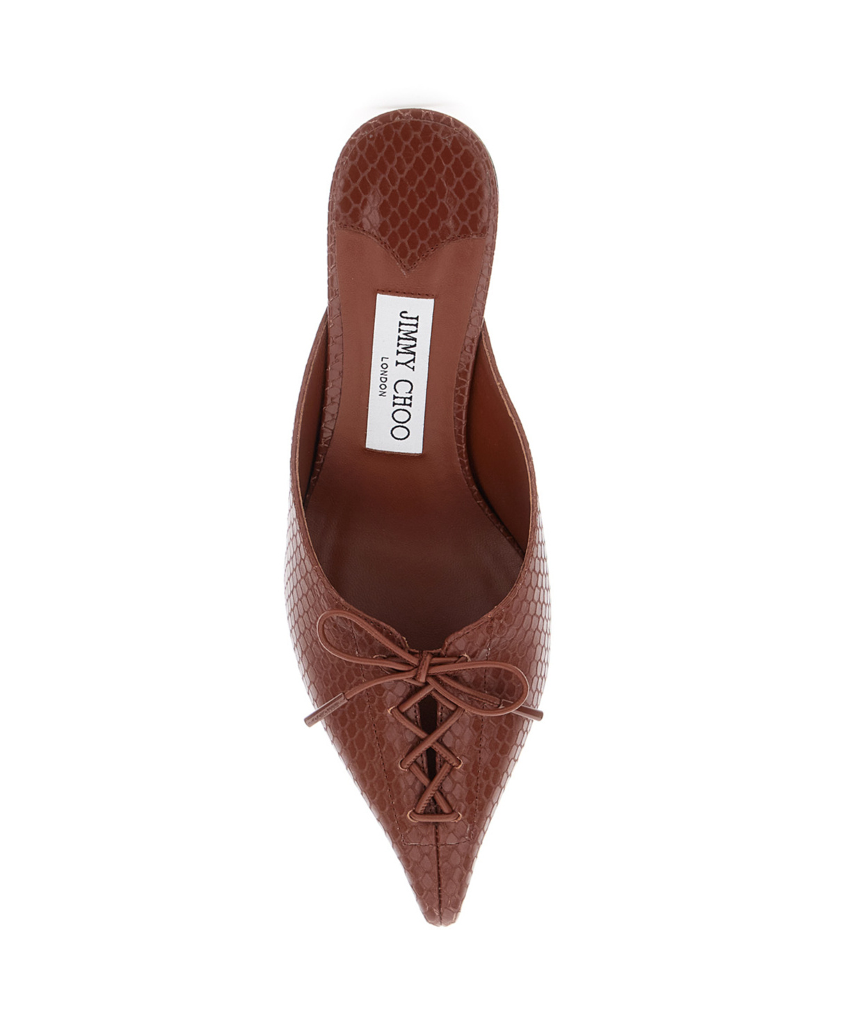 Jimmy Choo Pointed High Heel Sandals In Brown