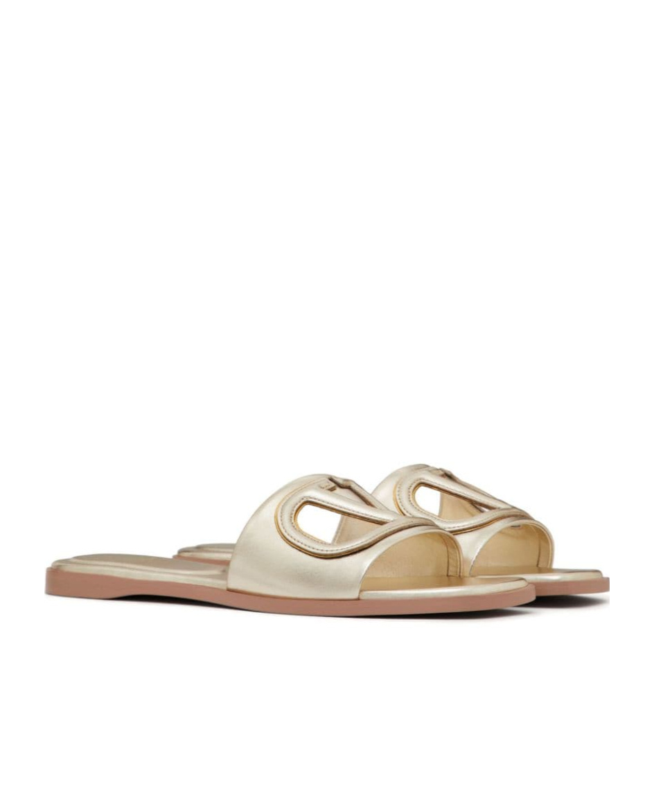 Valentino Paraboot Leather Lace-up Derby Shoes In Neutral